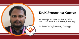 St.Peter’s Engineering College, HOD Department of  Electronics and Communication Engineering: Dr. K.Prasanna Kumar Interview